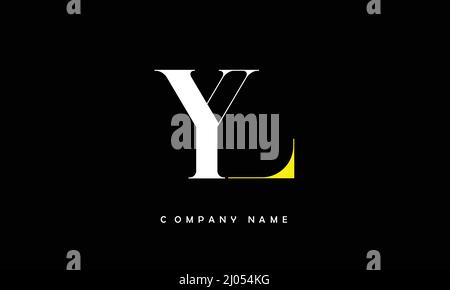 YL or ly alphabets letters logo monogram Stock Vector