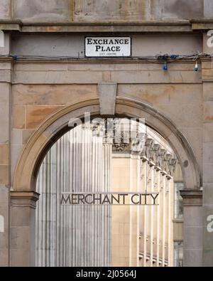 Merchant City Glasgow, Scotland, UK Stock Photo