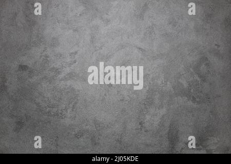 Designed dark stucco background. Plastered wall texture Stock Photo