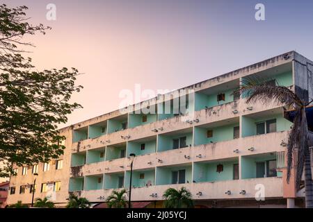Old building at Cozumel, Mexico. Stock Photo