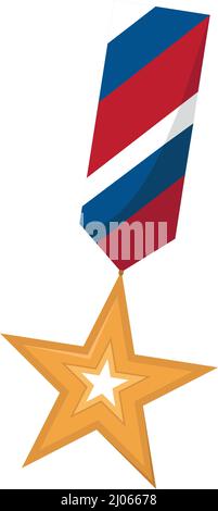 Isolated golden medal icon Stock Vector Image & Art - Alamy
