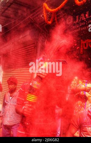 lord radhakrishna in holi