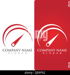 Racing championship logo design incorporated with speedometer icon template  Stock Vector Image & Art - Alamy