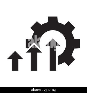 Improvement icon vector for graphic design, logo, website, social media, mobile app, UI illustration Stock Vector
