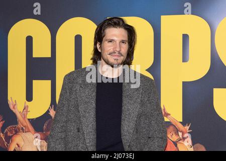 Paris, France, the 16th March 2022, the actor François Civil at the preview of Cedric Klapisch's film En Corps, François Loock/Alamy Credit: Loock françois/Alamy Live News Stock Photo