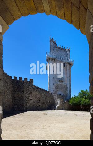 Beja castle, Dungeon, Beja, Alentejo, Portugal Stock Photo