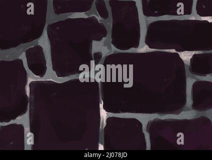 Hand Made wall brick texture.background For game art, design project, cgi concept Stock Photo