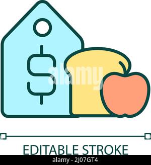 Food distribution RGB color icon Stock Vector Image & Art - Alamy