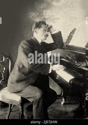 Portrait of the Composer Anton Arensky (1861-1906). Museum: PRIVATE COLLECTION. Author: Photo studio H. Rentz & F. Schrader. Stock Photo