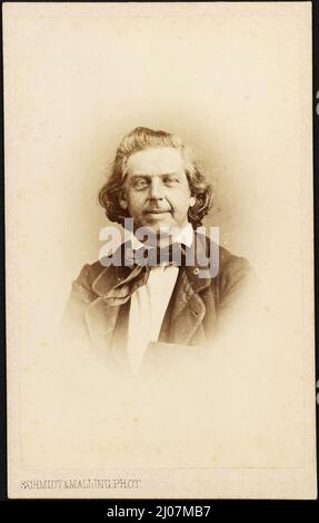 Portrait of the composer Niels Wilhelm Gade (1817-1890). Museum: PRIVATE COLLECTION. Author: Photo studio Schmidt & Malling. Stock Photo