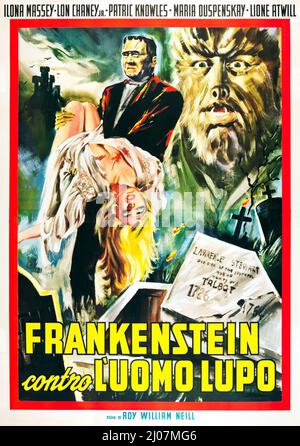 FRANKENSTEIN MEETS THE WOLF MAN (1943), directed by ROY WILLIAM NEILL. Credit: UNIVERSAL PICTURES / Album Stock Photo