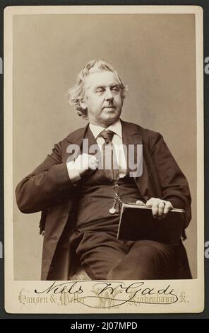 Portrait of the composer Niels Wilhelm Gade (1817-1890). Museum: PRIVATE COLLECTION. Author: Photo studio Hansen & Weller. Stock Photo
