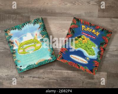 Prague, Czech Republic - April 3 2022: Back side of Pokemon cards and  smartphone smart phone with open online version of Pokemon Trading Card  Game Stock Photo - Alamy