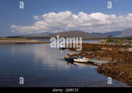Rossdohan Island on the Atlantic coast of County Kerry, Ireland Stock Photo