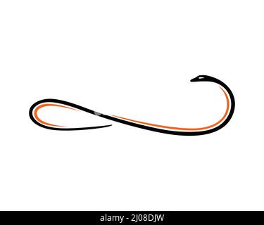 Snake is Forming an Infinity Symbol or Infinity Snake Symbol Stock Vector
