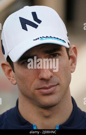 March 17th, 2022, Bahrain International Circuit, Sakhir, Formula 1 Gulf Air Bahrain Grand Prix 2022, in the picture Nicholas Latifi (CAN), Williams Racing Stock Photo