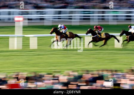 Jockey Jonathan Burke during Festival Trials Day at Cheltenham ...