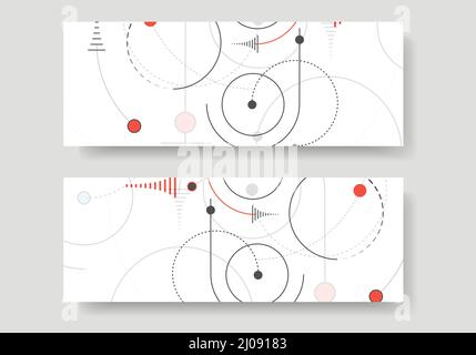 Abstract circles vector group concept. Modern design for presentation Stock Vector