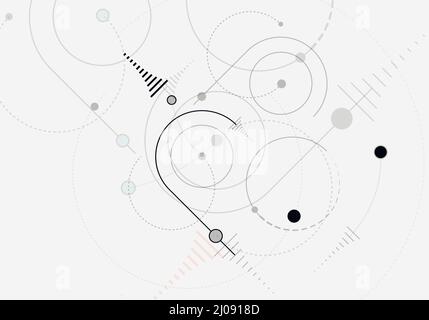 Abstract circles vector group concept. Modern design for presentation Stock Vector