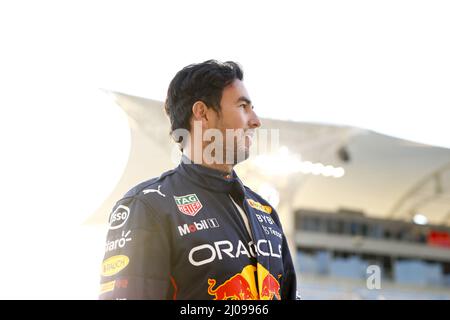 Sakhir, Bahrain. 17th Mar, 2022. during the Formula 1 Gulf Air Bahrain Grand Prix 2022, 1st round of the 2022 FIA Formula One World Championship, on the Bahrain International Circuit, from March 18 to 20, 2022 in Sakhir, Bahrain - Photo: Dppi/DPPI/LiveMedia Credit: Independent Photo Agency/Alamy Live News Stock Photo