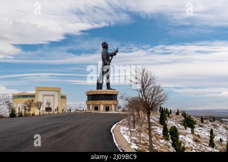 Polatli, Ankara, Turkey-February 09 2022: West view from Battle of ...