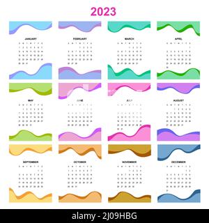 Premium Vector  September 2023 quarterly calendar block wall calendar in  english week starts from sunday