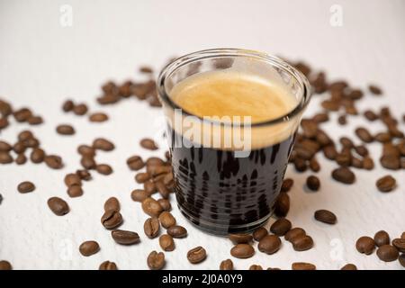 tasse de café en grains Stock Photo