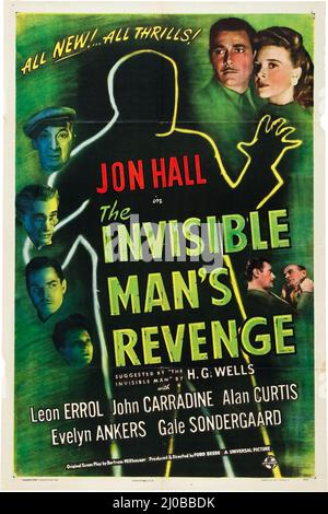 JON HALL in THE INVISIBLE MAN'S REVENGE (1944), directed by FORD BEEBE. Credit: UNIVERSAL PICTURES / Album Stock Photo