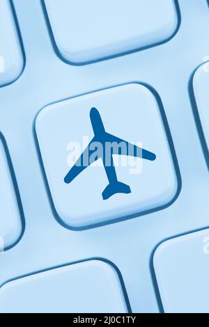 Travel vacation online booking shopping e-commerce shopping internet web Stock Photo