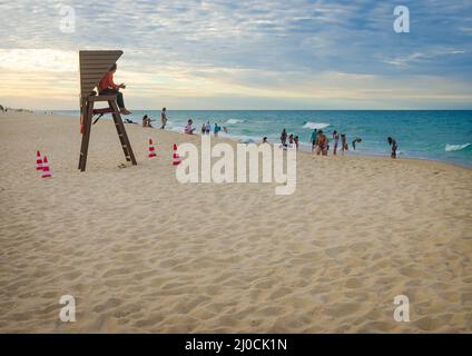 Porto das Dunas beach at the Aquiraz district Stock Photo