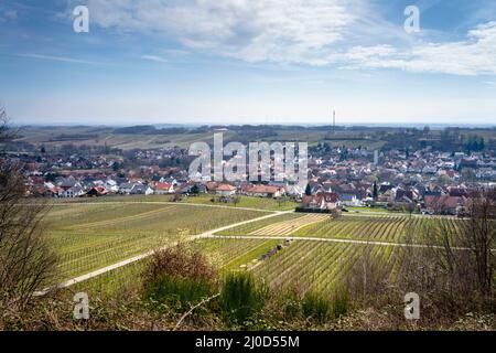 The town of Klingenmünster in Palatinate/Germany Stock Photo