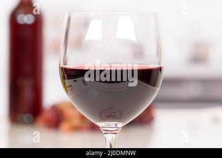 Wine red red wine in glass Stock Photo