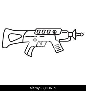 Laser Tag Gun Game Icon Vector Laser Tag Futuristic Logo Weapon