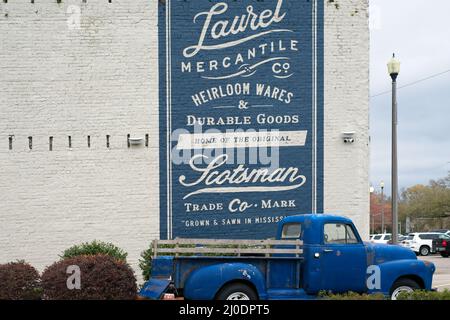 Besides being the locale for the hit show, Home Town, Laurel, Ms. has a nice historic downtown area. Stock Photo