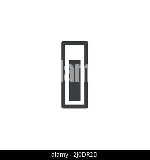 Glass icon. Cocktail drink symbol. Wineglass pictogram. Black beverage silhouette. Stock Vector