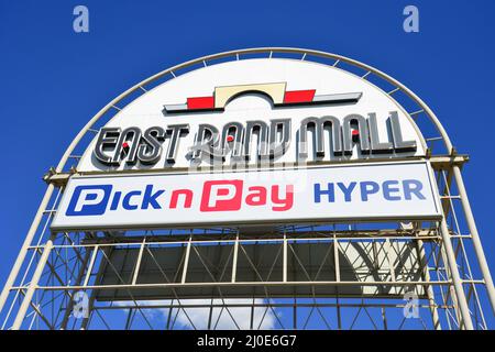 Entrance to East Rand Mall shopping centre, Boksburg, near Johan