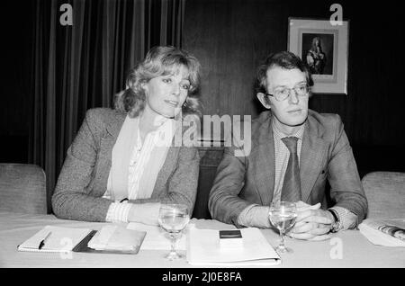 Vanessa Redgrave and brother Corin Redgrave held a press conference to outline their plans after losing their libel action against The Observer. 10th November 1978. Stock Photo