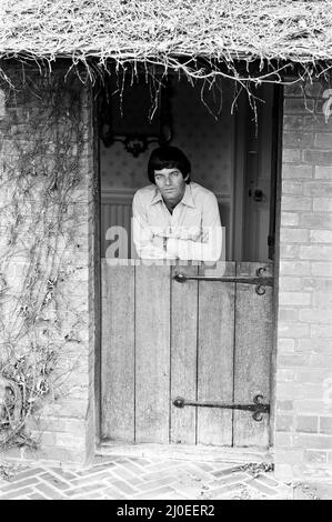 BBC DJ Tony Blackburn at his home in Cookham Dean, Berkshire, following the breakdown of his marriage. 20th August 1979. Stock Photo