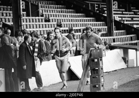 Open day at Elm Park, home of Reading Football Club, Reading, July 1980. Stock Photo