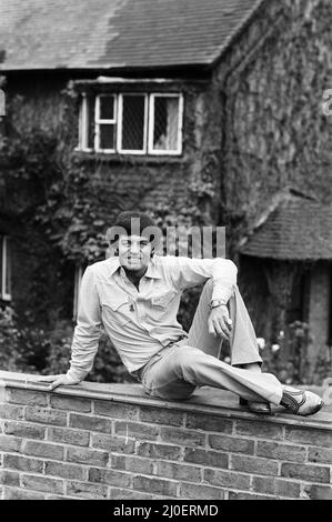 BBC DJ Tony Blackburn at his home in Cookham Dean, Berkshire, following the breakdown of his marriage. 20th August 1979. Stock Photo