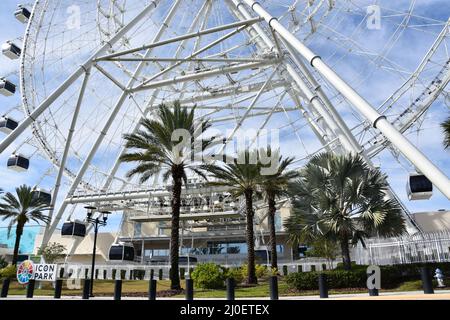 The Wheel at ICON Park in Orlando, Florida Stock Photo