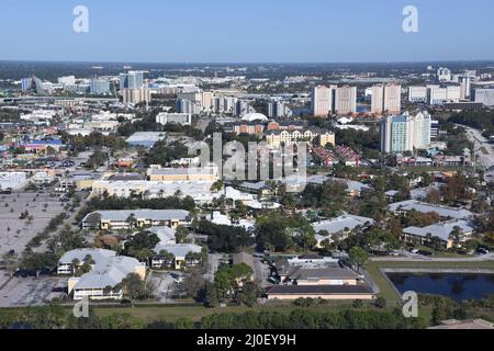 View from The Wheel at ICON Park in Orlando, Florida Stock Photo