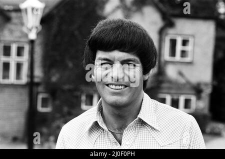 BBC DJ Tony Blackburn at his home in Cookham Dean, Berkshire, following the breakdown of his marriage. 20th August 1979. Stock Photo