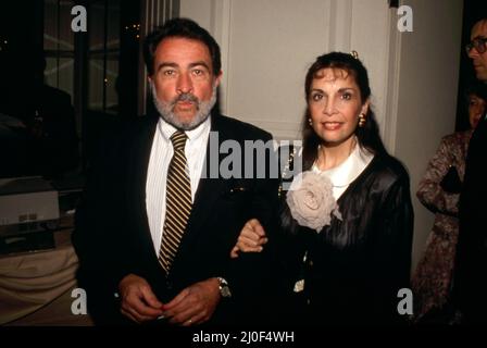 Talia Shire and husband Jack Schwartzman March 1991  Credit: Ralph Dominguez/MediaPunch Stock Photo