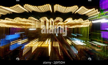 Abstract Light Beams Stock Photo