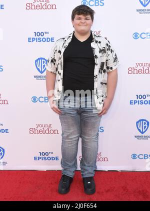 Wyatt McClure arrives at the Premiere Of Warner Bros. 100th Episode Of
