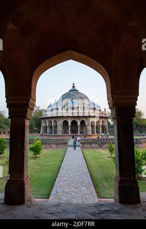View of Humayun's tomb the tomb of the Mughal Emperor Humayun. Stock Photo