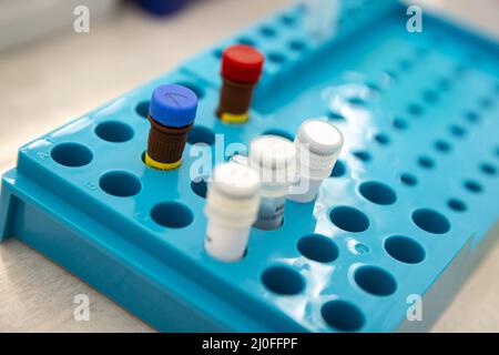 COVID-19 testing equipment Stock Photo
