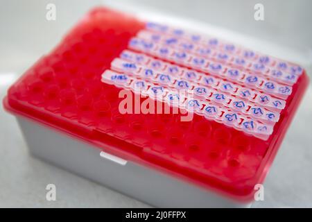 COVID-19 testing equipment Stock Photo