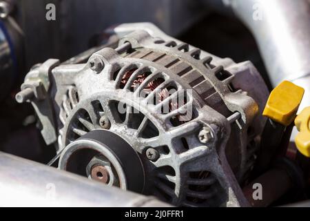 Alternator of a car Stock Photo